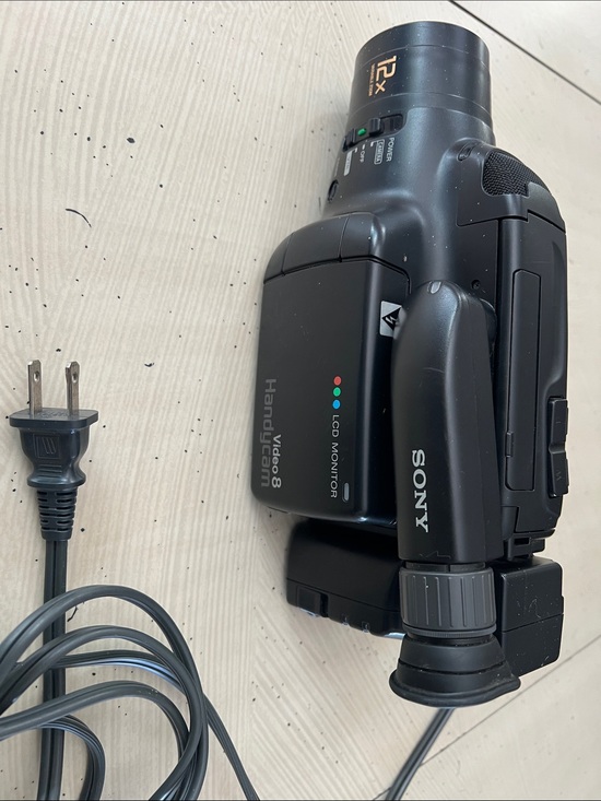 Sony Other - Sony Black Video8 Handycam Camcorder with 12x Lens Marking